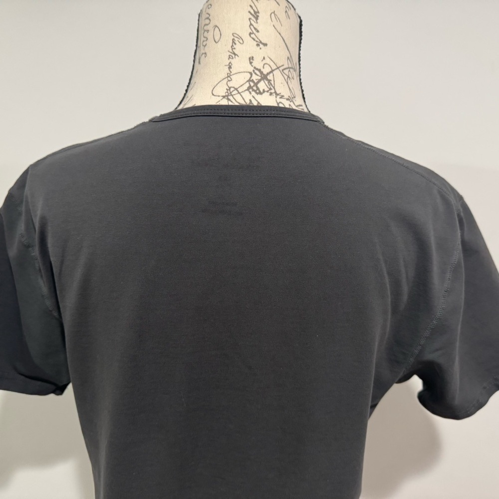 BYLT Basics Drop Cut Lux Short Sleeve TShirt Charcoal Gray Men’s Size Small - Picture 5 of 10